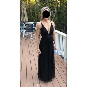 Black gown